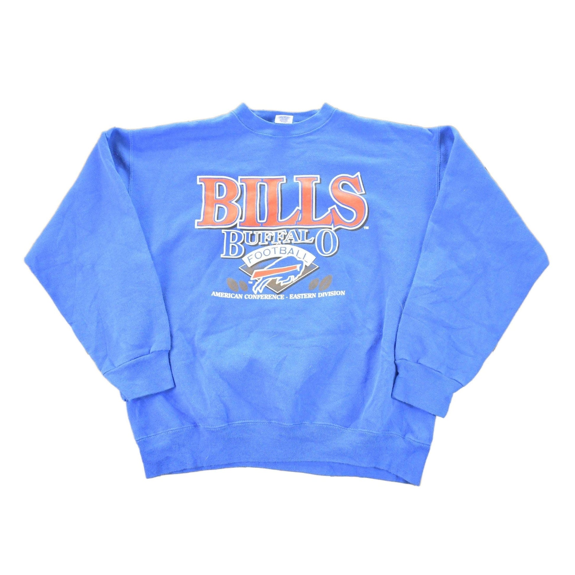 Vintage 1990s Buffalo Bills NFL Crewneck Sweatshirt Men's M from propervintagecanada