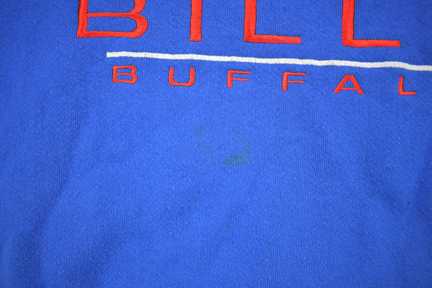 Vintage 1990s Buffalo Bills NFL Embroidered Crewneck Sweatshirt Men's 2XL from propervintagecanada