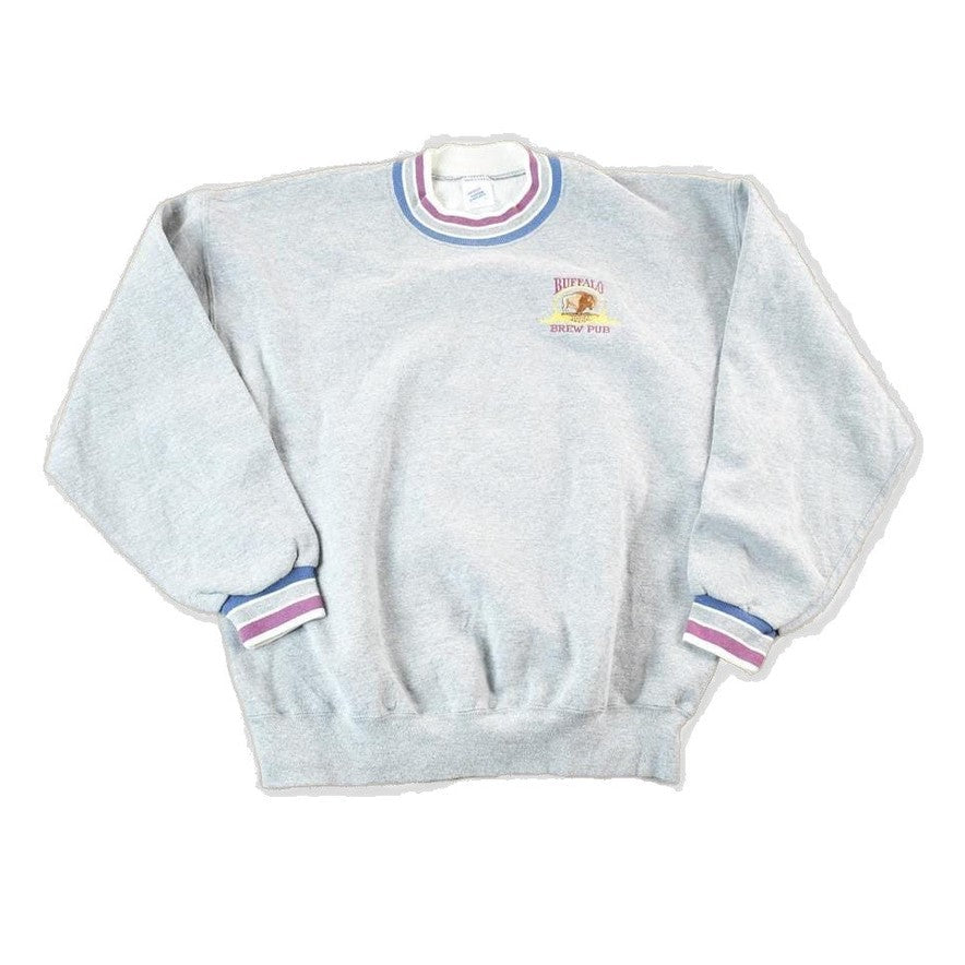 Vintage 1990s Buffalo Brew Pub Crewneck Sweatshirt Mens M from propervintagecanada