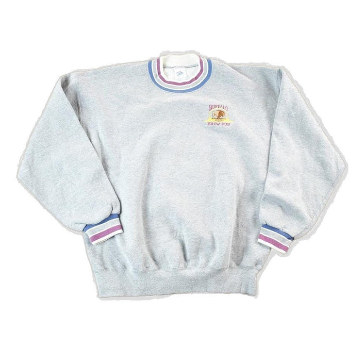 Vintage 1990s Buffalo Brew Pub Crewneck Sweatshirt Mens M from propervintagecanada