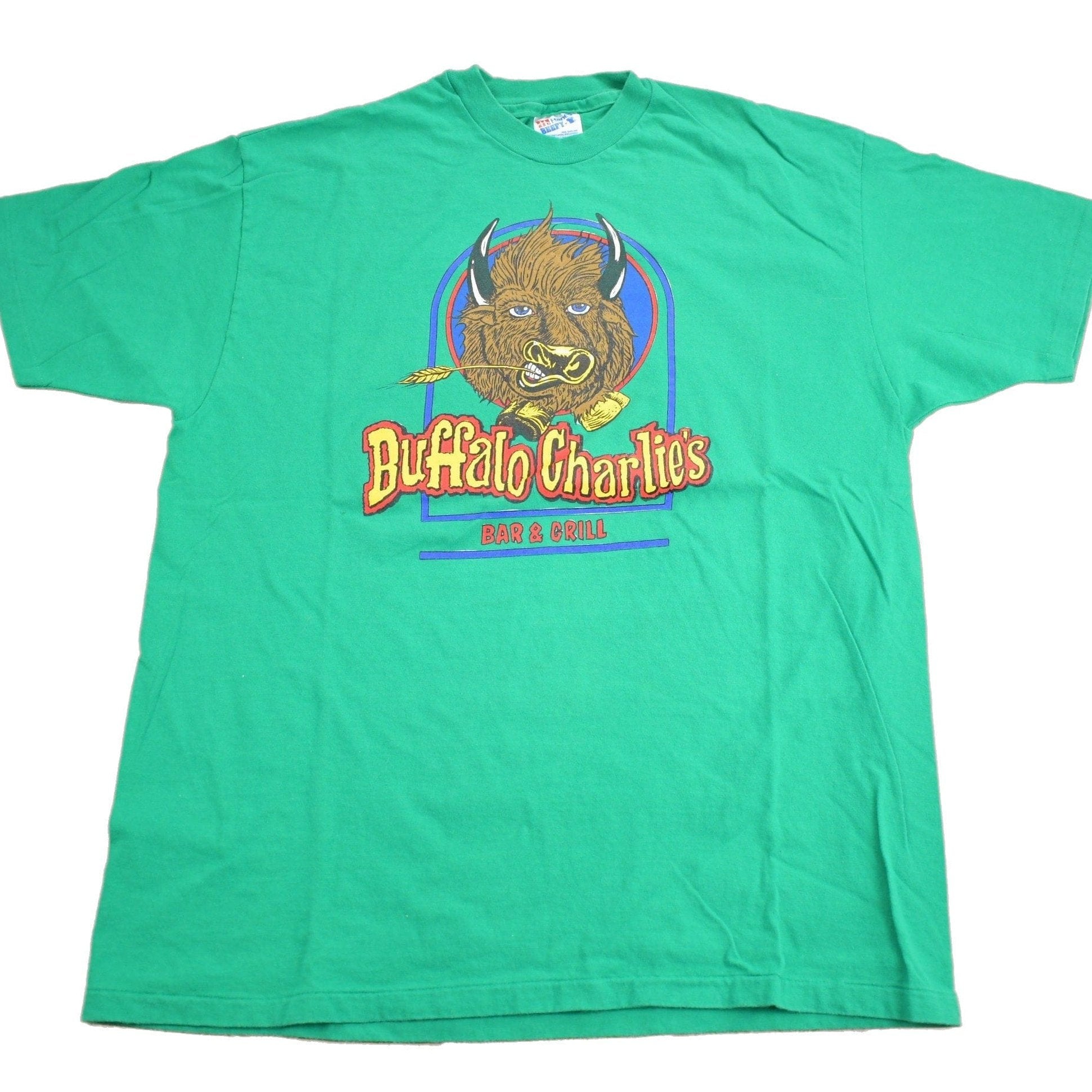 Vintage 1990s Buffalo Charlies Bar & Grill Graphic T Shirt Men's XL from propervintagecanada