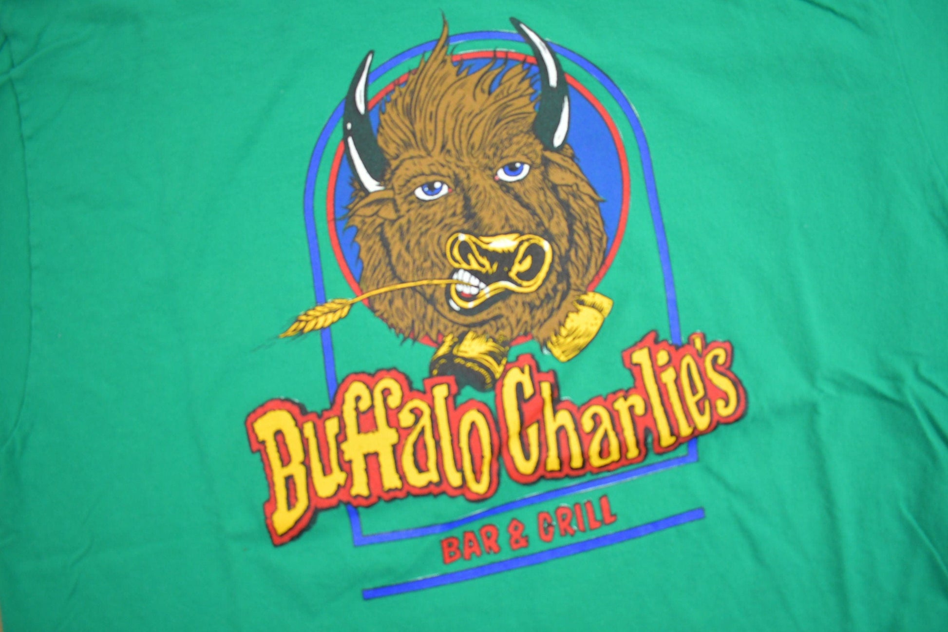 Vintage 1990s Buffalo Charlies Bar & Grill Graphic T Shirt Men's XL from propervintagecanada