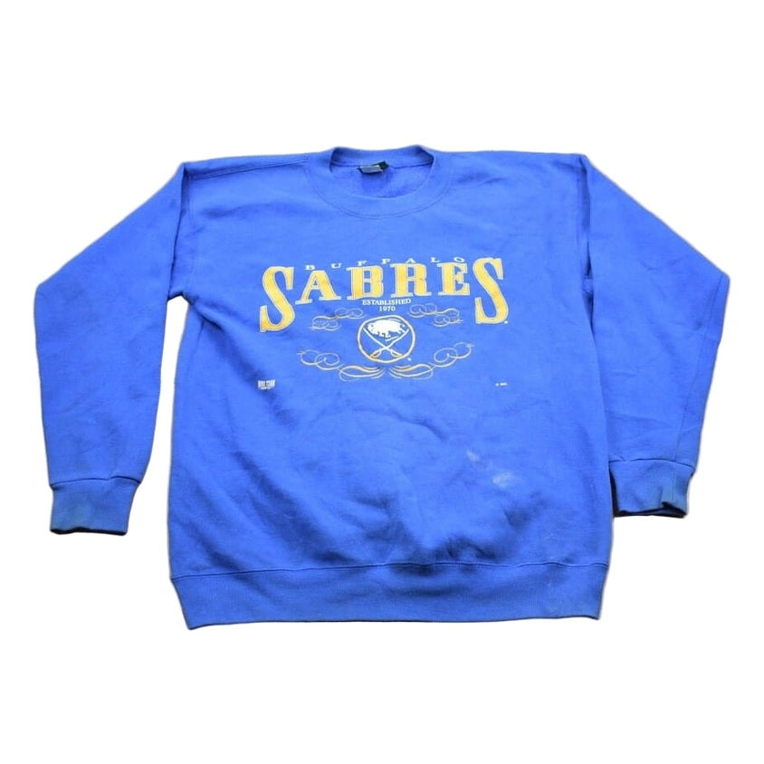 Vintage 1990s Buffalo Sabres NHL Crewneck Sweatshirt from propervintagecanada