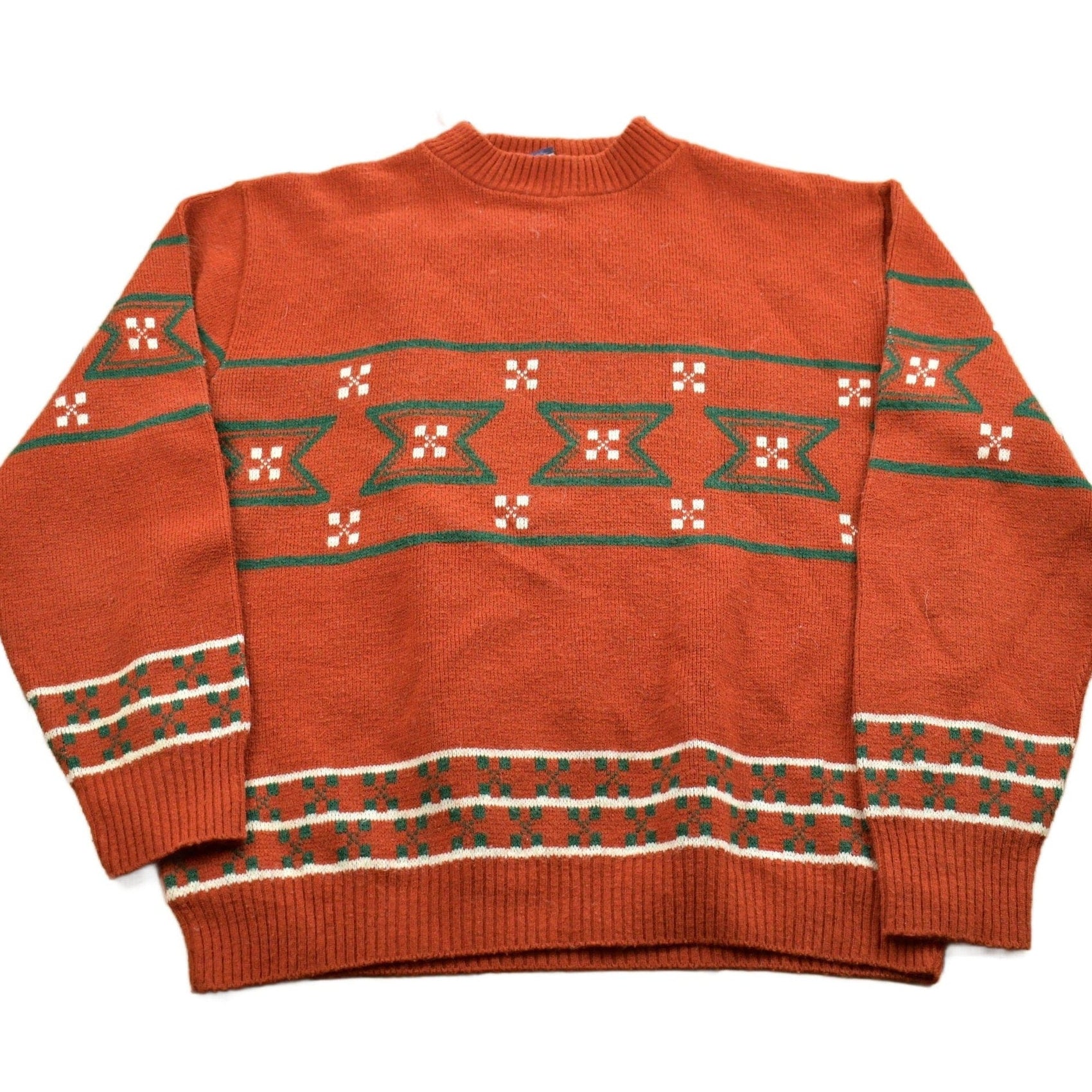 Vintage 1990s Bugge By Coral Knitted Crewneck Sweater Men's Small from propervintagecanada