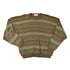 Vintage 1990s Bugle Boy Abstract Striped Knit Crewneck Sweater Men&