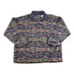 Vintage 1990s Bugle Boy AOP Aztec Fleece Full Zip Sweater Men's L from propervintagecanada