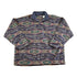 Vintage 1990s Bugle Boy AOP Aztec Fleece Full Zip Sweater Men&