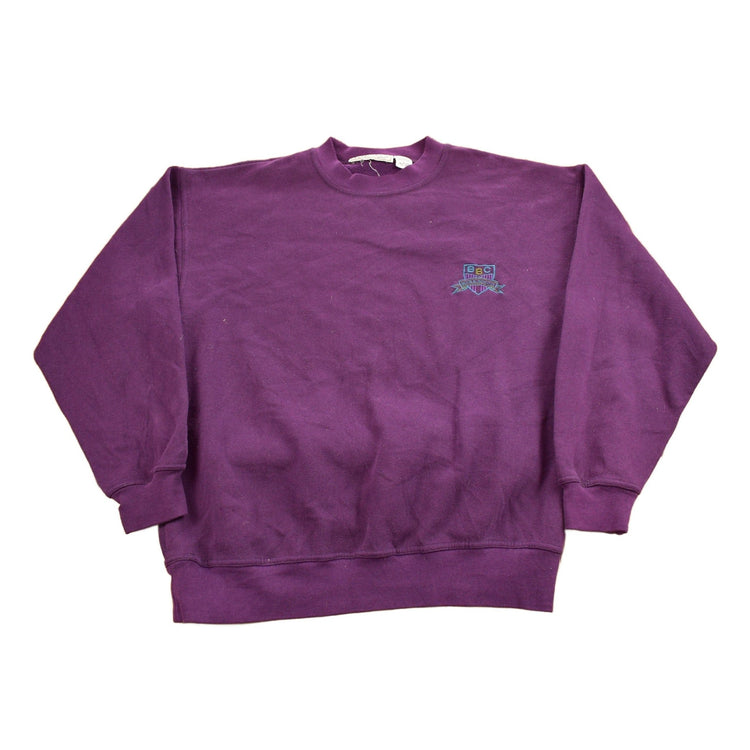 Vintage 1990s Bugle Boy Embroidered Crewneck Sweatshirt Men's Large from propervintagecanada
