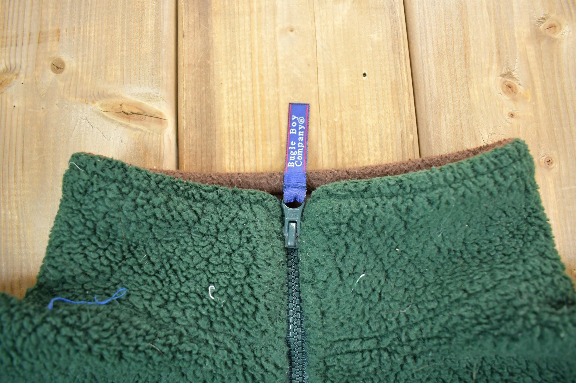 Vintage 1990s Bugle Boy Fleece Sweater Men's XL from propervintagecanada