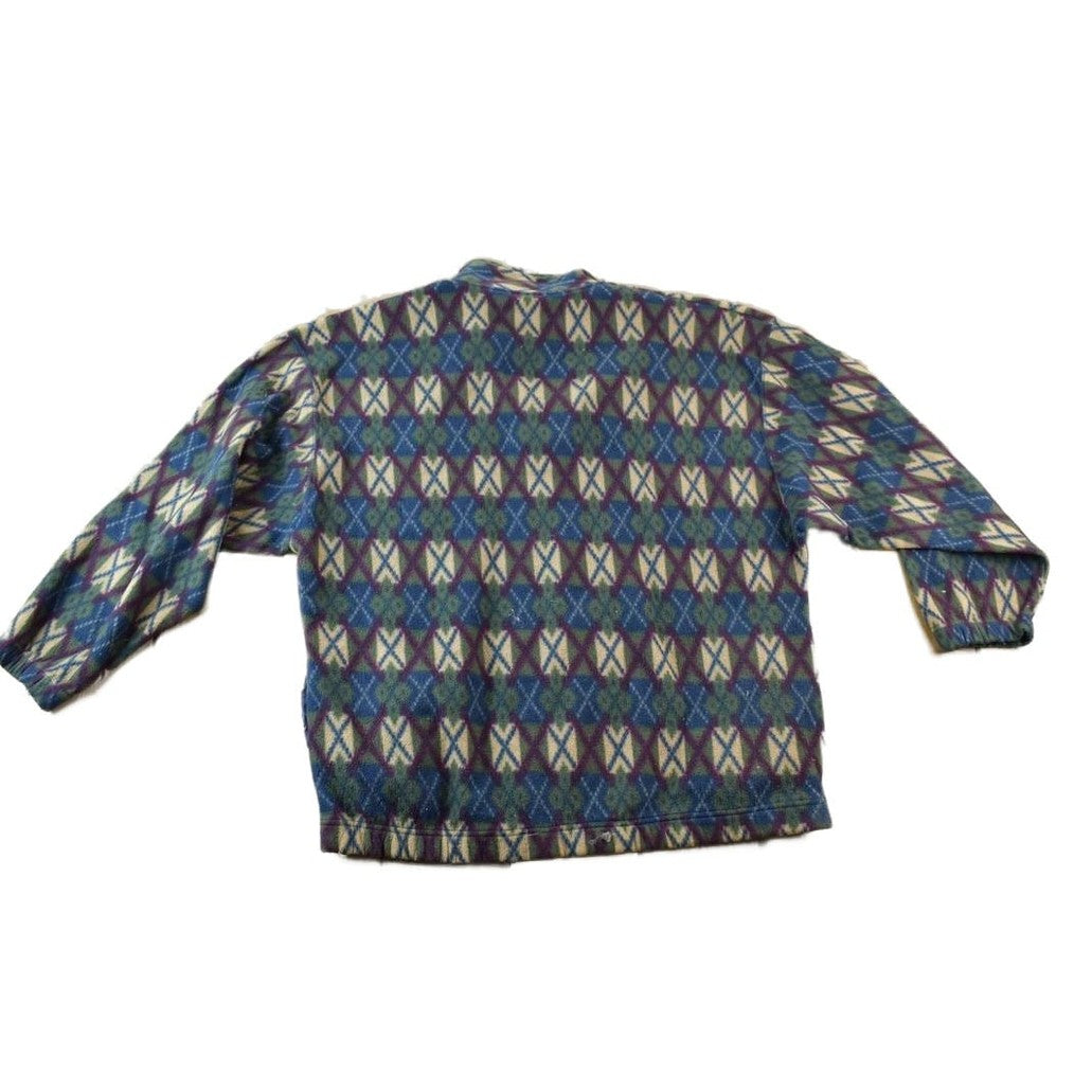Vintage 1990s Bugle Boy Snow Fleece Outdoorsman Sweater Men's XL from propervintagecanada
