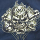 Vintage 1990s Bullhead Skull 8 Ball Graphic Hoodie Men's XL from propervintagecanada