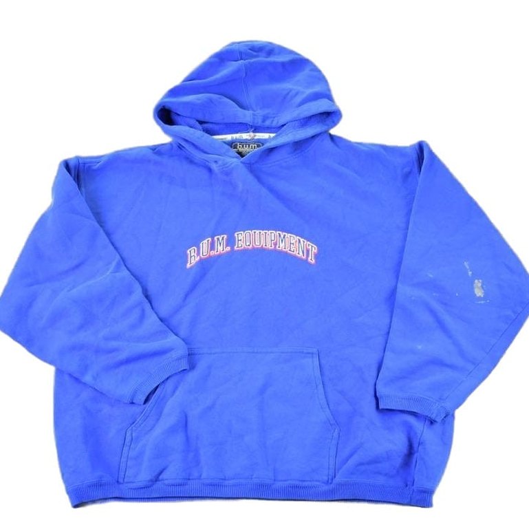 Vintage 1990s Bum Equipment Souvenir Hoodie Sweatshirt Made In USA Men's M from propervintagecanada