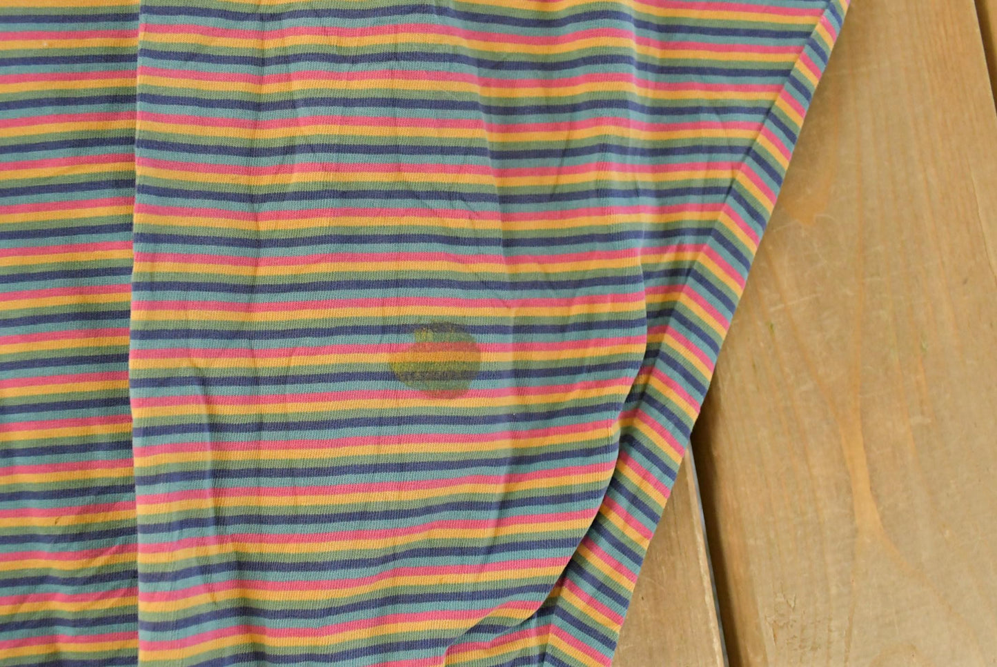 Vintage 1990s Bum Equipment Striped Hoodie Sweatshirt Men's XL from propervintagecanada
