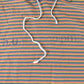 Vintage 1990s Bum Equipment Striped Hoodie Sweatshirt Men's XL from propervintagecanada
