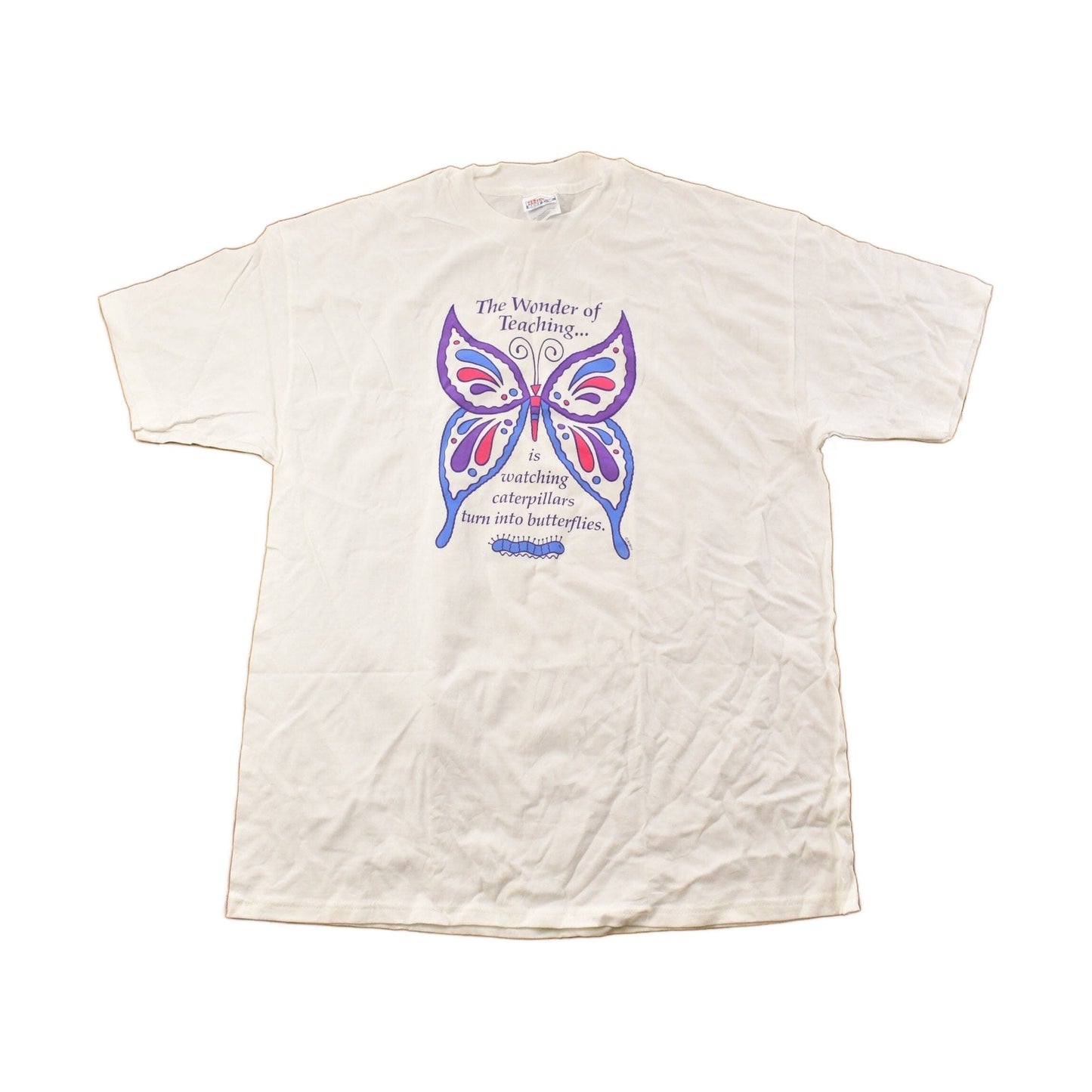Vintage 1990s Butterfly Graphic T Shirt Men's XL from propervintagecanada