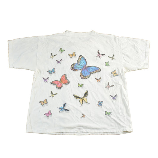 Vintage 1990s Butterfly Single Stitch Graphic T-Shirt Men's Medium from propervintagecanada