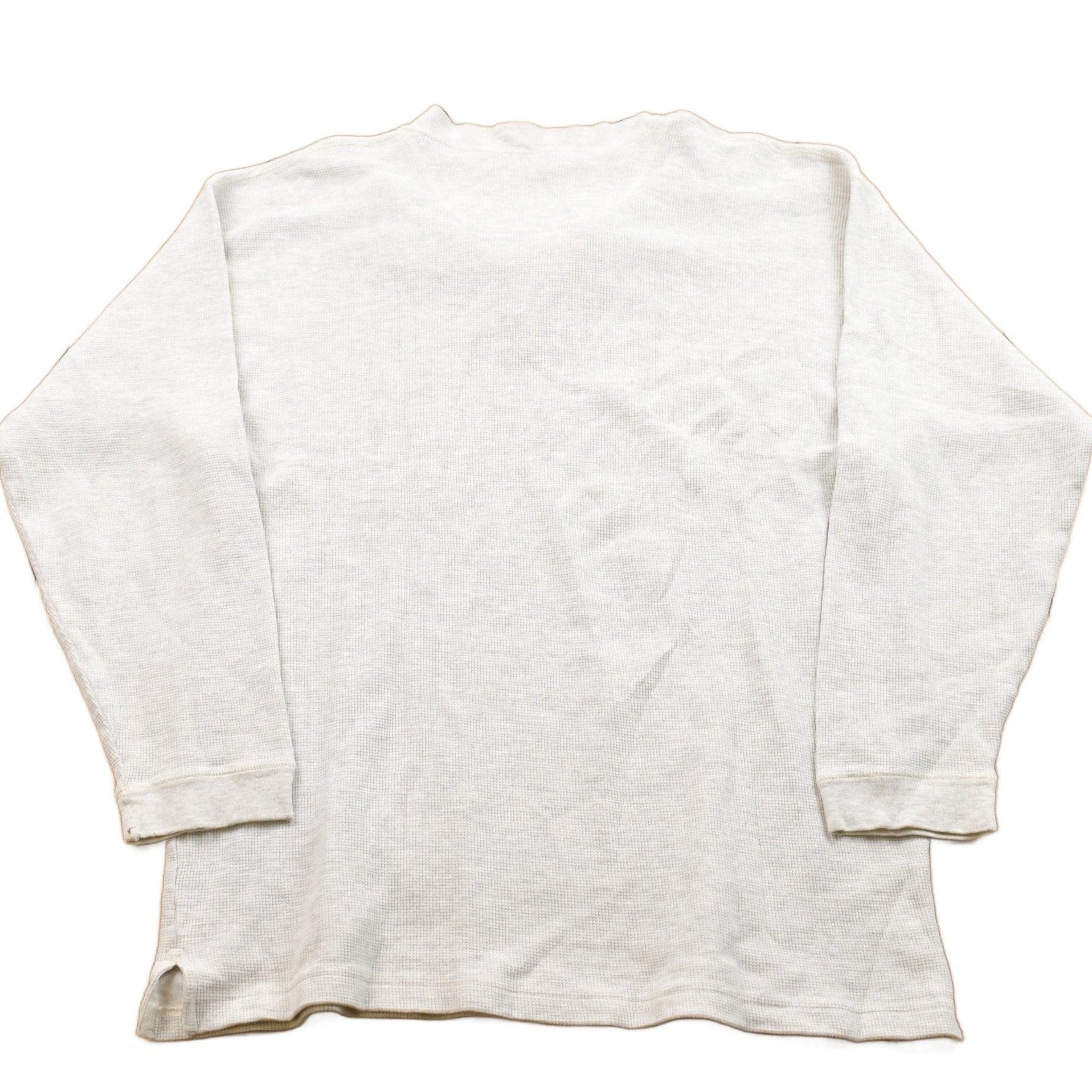 Vintage 1990s Button Up Crewneck Sweatshirt Men's Large from propervintagecanada