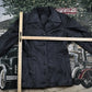 Vintage 1990s Button Up Leather Coat Women's Small from propervintagecanada