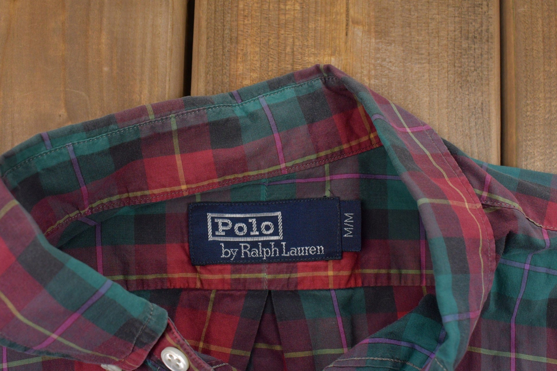 Vintage 1990s Button Up Shirt Men's Medium from propervintagecanada