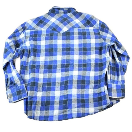 Vintage 1990s Button Up Western Style Shirt Men's Large from propervintagecanada