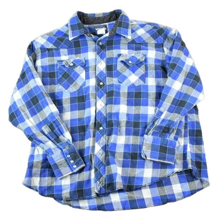 Vintage 1990s Button Up Western Style Shirt Men's Large from propervintagecanada
