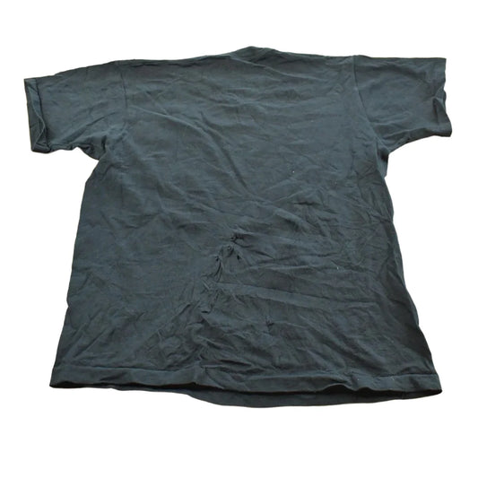 Vintage 1990s BVD Black Blank Pocket T-Shirt Men's L from propervintagecanada