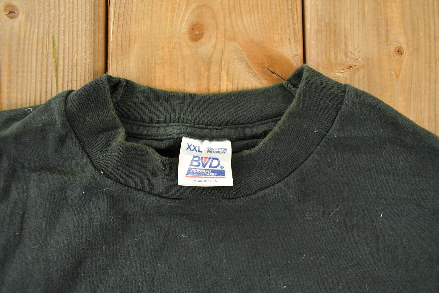 Vintage 1990s BVD Blank Pocket T-Shirt Men's 2XL from propervintagecanada