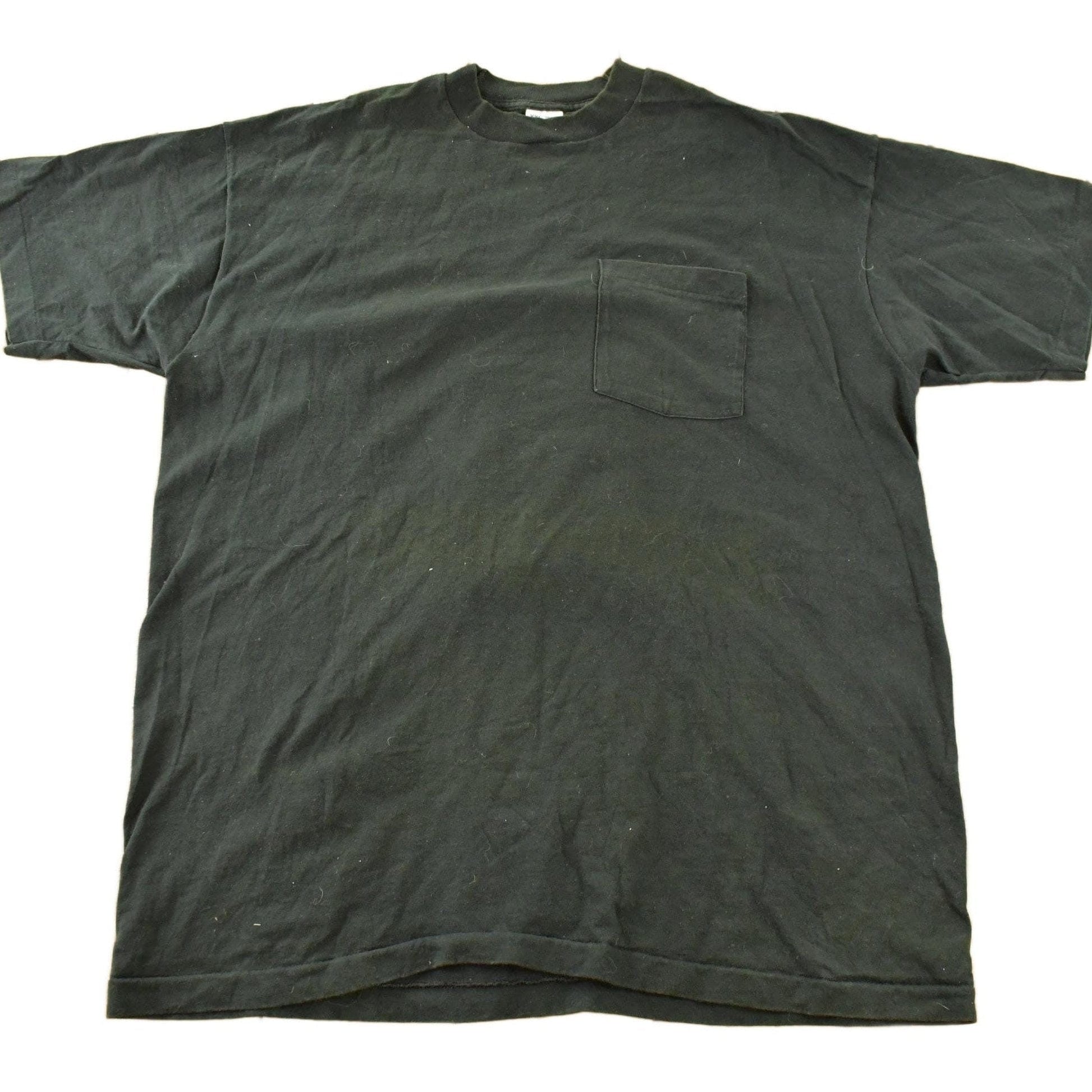 Vintage 1990s BVD Blank Pocket T-Shirt Men's 2XL from propervintagecanada