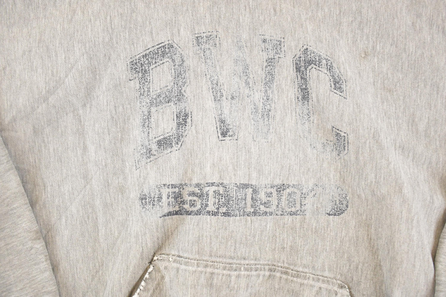 Vintage 1990s BWC Hoodie Sweatshirt Men's XL from propervintagecanada