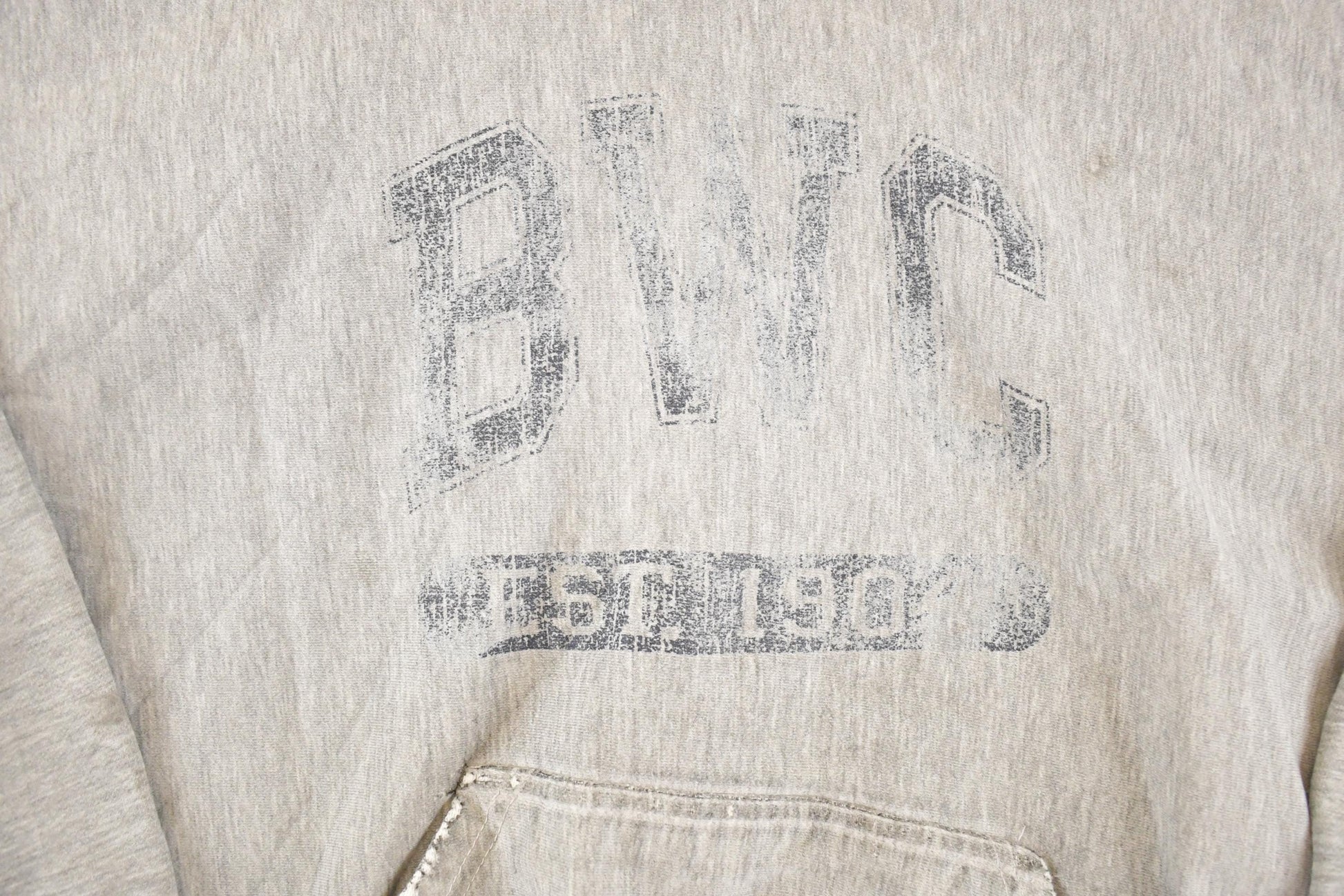 Vintage 1990s BWC Hoodie Sweatshirt Men's XL from propervintagecanada