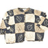 Vintage 1990s C.J Banks Hand Embroidered Leafy Abstract Knit Cardigan Sweater Women&