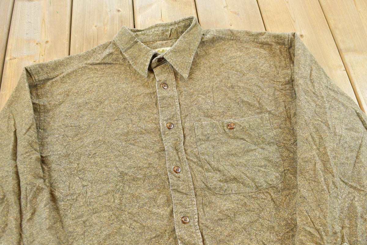 Vintage 1990s Cabela's Deerskin Chamois Button Up Shirt Men's L from propervintagecanada