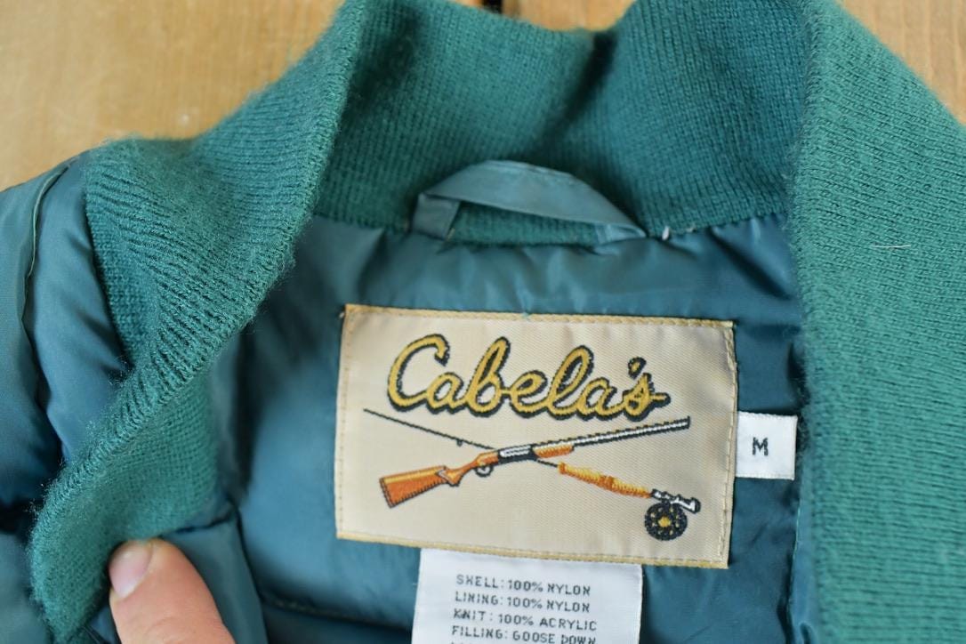 Vintage 1990s Cabela's Hunting Down Puffer Jacket Vest Men's S from propervintagecanada