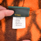 Vintage 1990s Cabela's Orange Camo Fleece Zip Up Hoodie Men's Large from propervintagecanada