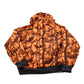 Vintage 1990s Cabela's Orange Camo Fleece Zip Up Hoodie Men's Large from propervintagecanada