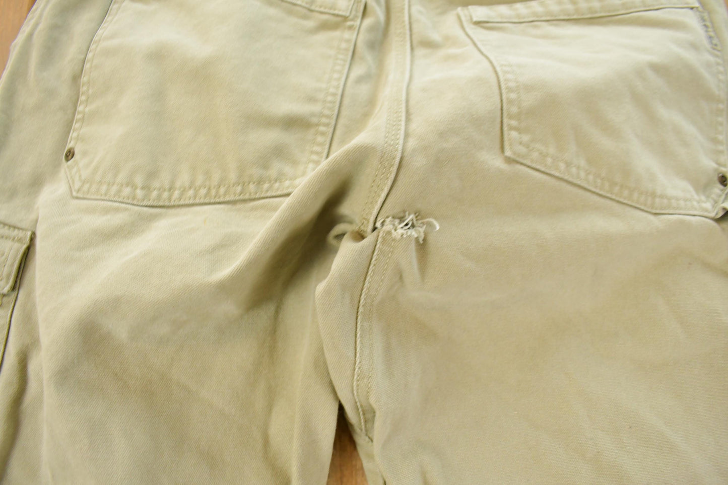 Vintage 1990s Cabela's Outdoor Gear Beige Cargo Pocket Pants Men's 34 x 32 / Hunting & Fishing Gear / Outdoorsman from propervintagecanada