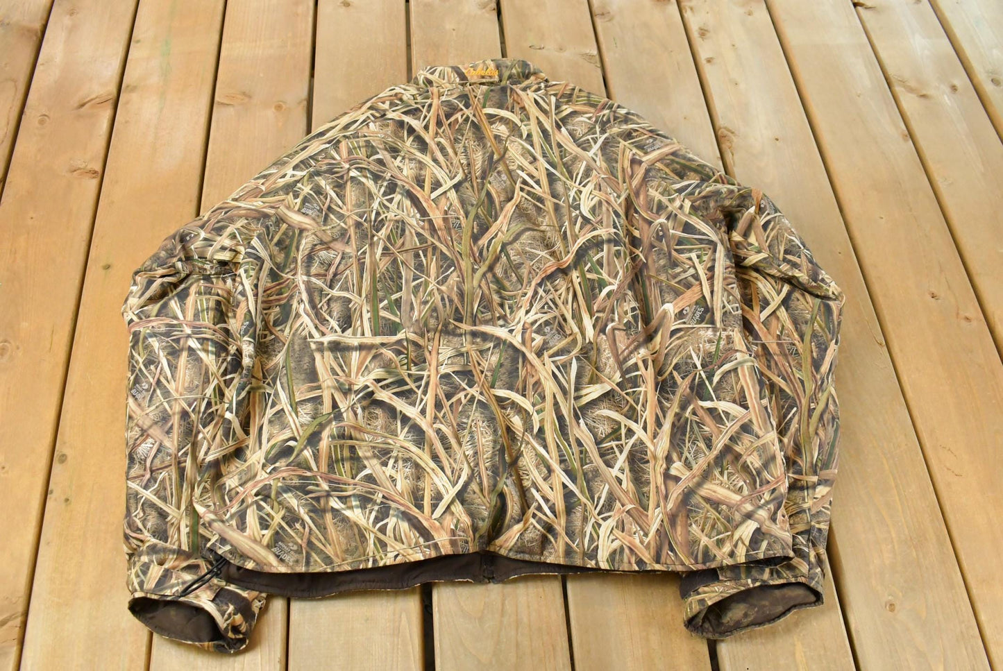 Vintage 1990s Cabela's Tree Camo Reversible Jacket Men's XL from propervintagecanada