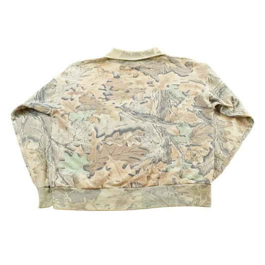 Vintage 1990s Cabelas Advantage Camo Turtleneck Sweatshirt Men's M from propervintagecanada