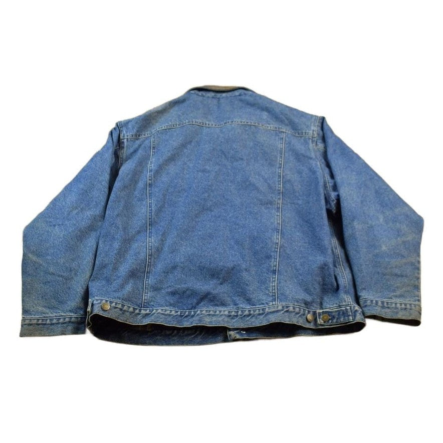 Vintage 1990s Cabelas Upstream Denim Jean Jacket Men's XL from propervintagecanada