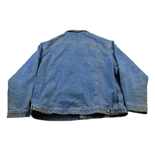 Vintage 1990s Cabelas Upstream Denim Jean Jacket Men's XL from propervintagecanada
