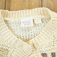 Vintage 1990s Cable Knit Button Up Sweater Women's M from propervintagecanada