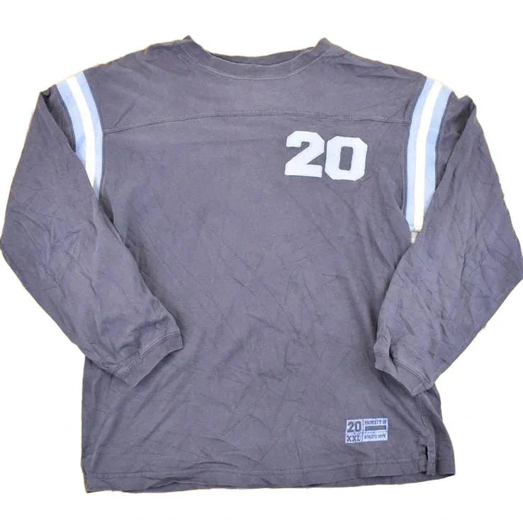 Vintage 1990s Cadre Athletic 20 Graphic Print Crewneck Sweatshirt Men's L / Made In USA / 90's Sportswear Sweater from propervintagecanada