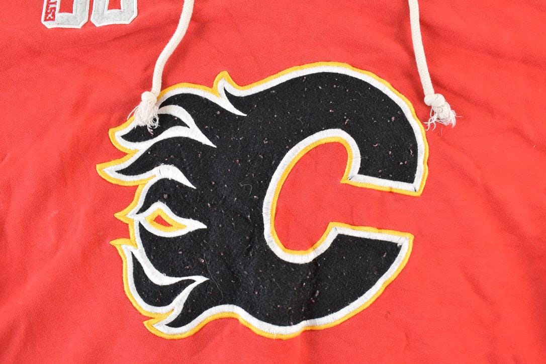 Vintage 1990s Calgary Flames Old Time Hockey Hoodie Crewneck Sweatshirt Men's 2XL from propervintagecanada