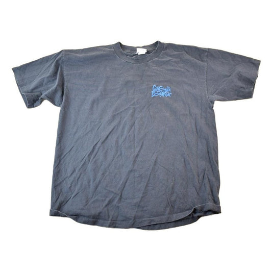 Vintage 1990s California Bodywear Souvenir Single Stitch Graphic Print T-Shirt Made In USA Men's XL from propervintagecanada