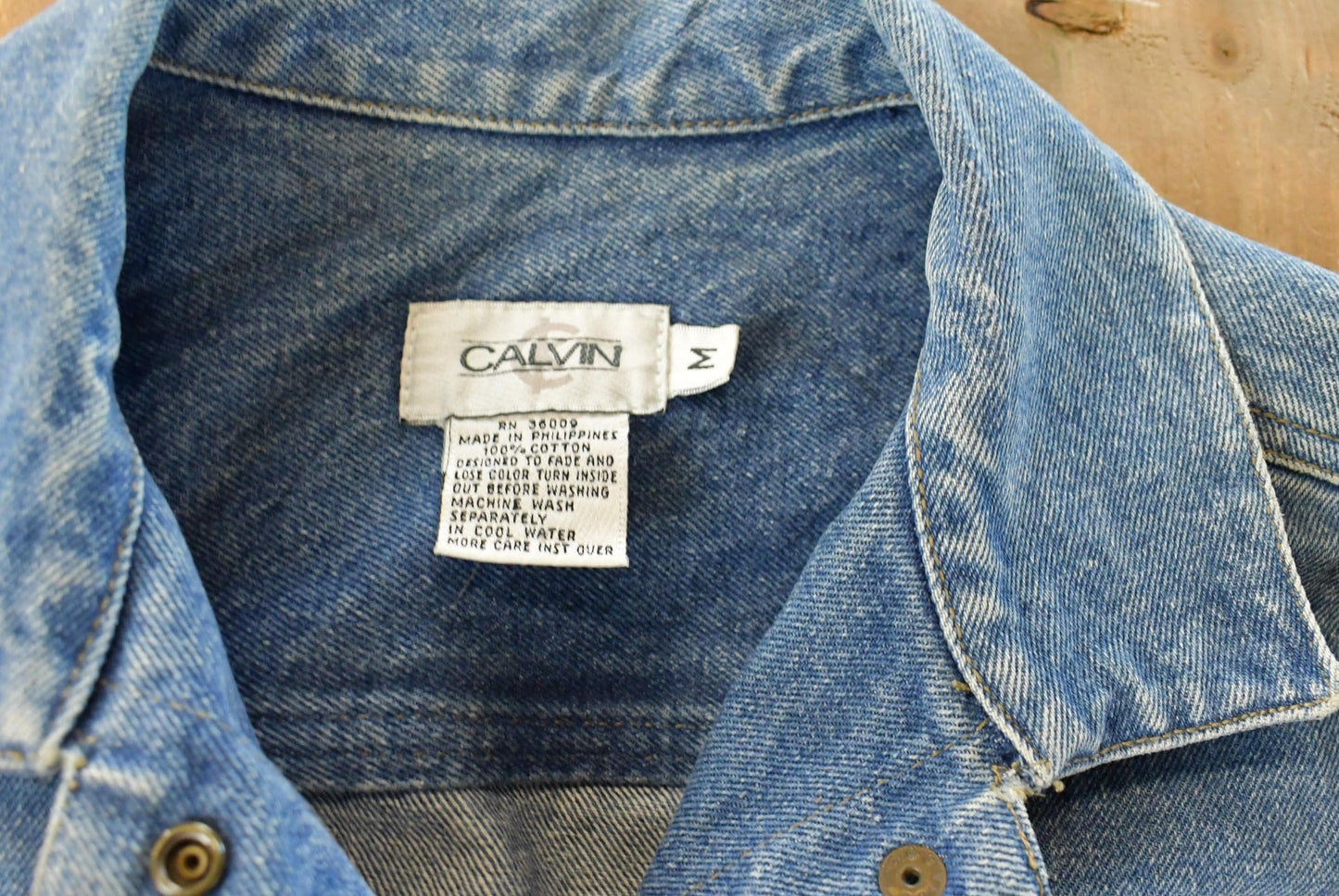Vintage 1990s Calvin Klein Denim Jean Jacket Women's Medium / Vintage Denim / Streetwear / Vintage Fall Outerwear / Fall Jacket from propervintagecanada