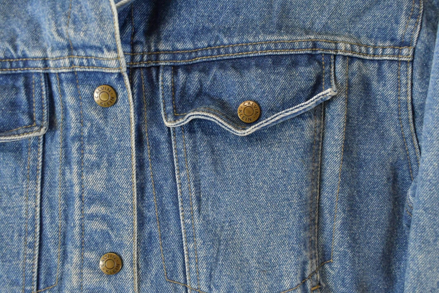 Vintage 1990s Calvin Klein Denim Jean Jacket Women's Medium / Vintage Denim / Streetwear / Vintage Fall Outerwear / Fall Jacket from propervintagecanada