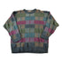 Vintage 1990s Cambridge Classics Knit Abstract Pattern Crewneck Sweater Made In USA Men&