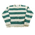 Vintage 1990s Cambridge Dry Goods Striped Knit Wool Crewneck Sweater Men&