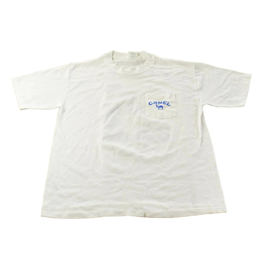 Vintage 1990s Camel Cigarettes Hard Pack Promo Single Stitch T-Shirt Men's XL from propervintagecanada