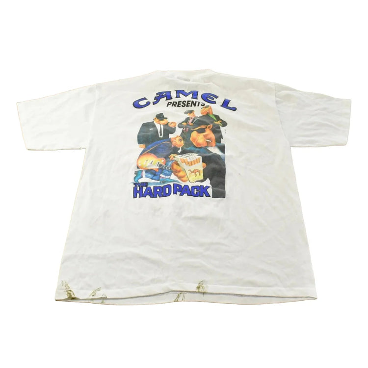 Vintage 1990s Camel Cigarettes Hard Pack Promo Single Stitch T-Shirt Men's XL from propervintagecanada